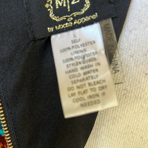 M2 by Mocha Apparel ladies sequin dress V-neck large excellent condition lined - Picture 13 of 13